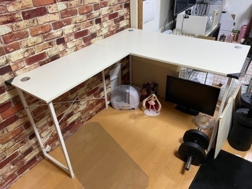 【値引き交渉有】L型パソコンデスク