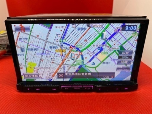 KENWOOD 彩速　MDV-L500 フルセグTV 最新地図更新済　フルセット う-1