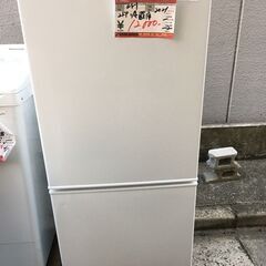 ☆中古 激安！！￥12,000！！ニトリ　106㍑2ドア冷蔵庫　家電　2021年製　NTR-106WH型　幅47cmｘ奥行49cmｘ高さ113cm　【BC129】