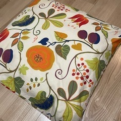 【無料】花柄クッション　座布団の画像