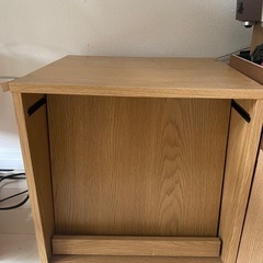 木製の収納棚、無料で譲ります！の画像
