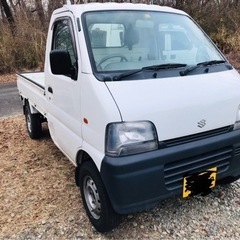 キャリイトラック4WD少走行車　車検令和5年11月29日まで