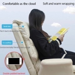 新品未使用 イエロー ゲーミングチェアの画像