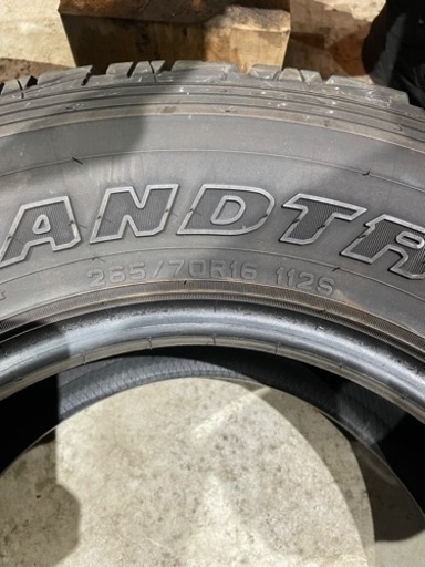 ダンロップ　タイヤ　グラントレック　at3 265/70r16 ランクル　プラド　