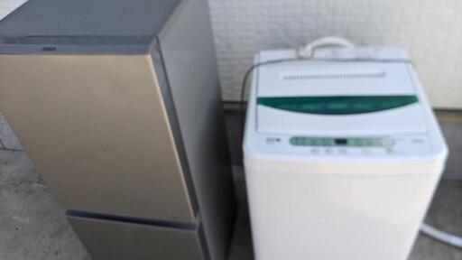 冷蔵庫2018年と洗濯機2017のセット販売です