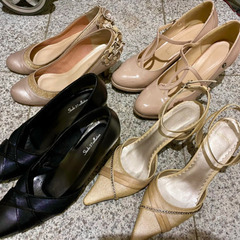 美品！パンプス、ミュール4点セット