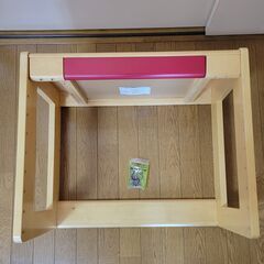 『キッズスタディーセット』 組み立て高さによりテーブルorチェアーとして。の画像