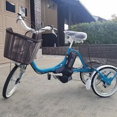 電動アシスト三輪自転車　ヤマハ　パスワゴン　超美品の画像