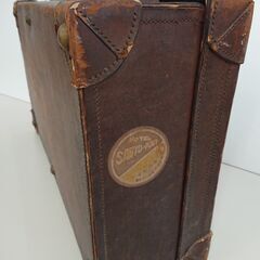 旅行用トランク　ジャンク　アンティークの画像