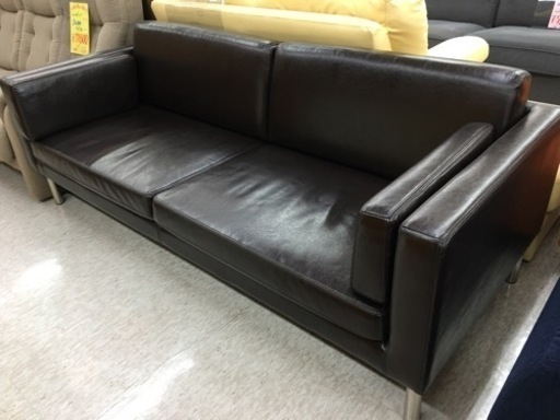 IKEA 3人掛けソファー　ヴィンテージ風