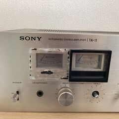 ステレオプリメインアンプ　 SONY TA-11の画像