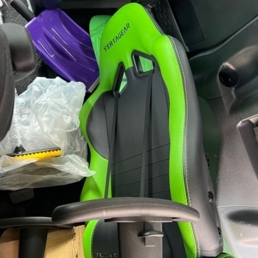 VertaGear ゲーミングチェア Racing Series S-Line SL2000 ブラック&グリーン