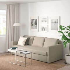 IKEA フリーヘーテン　ソファベッド　3人掛けソファベッド