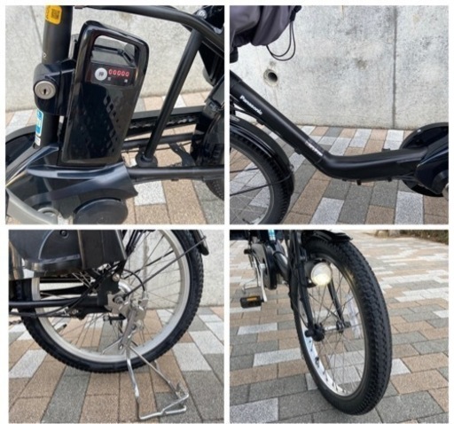 ラクイック搭載　電動自転車 ギュットミニKD マットブラック　総額21万円