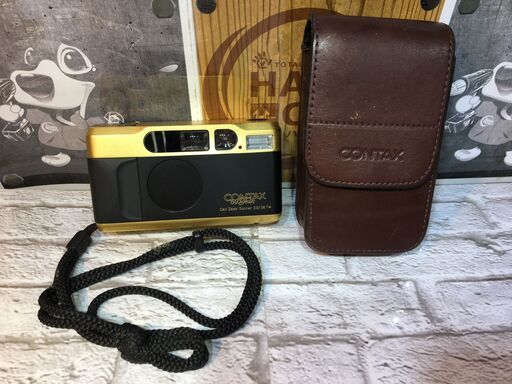 CONYAX T2 コンパクトフィルムカメラ ゴールドモデル　動作未確認　ジャンク品
