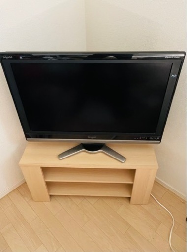 【購入者決定しました】AQUOS32型テレビ＋テレビ台
