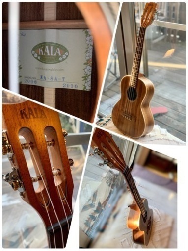 KALA カラ ウクレレ オールソリッド　アカシア単板 テナー KA-SA-T 超美品中古