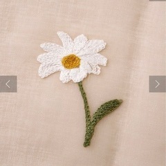 カーテン/セパレートカーテン/刺繍/デイジー/花柄/新生活/透け感/の画像