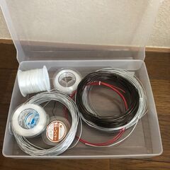 銅線 ワイヤー 弾性コード ビーズコード  テグス 箱付き