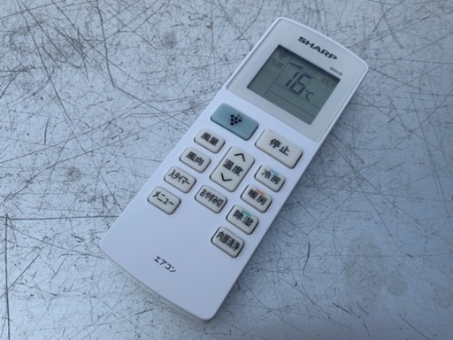 美品！シャープ エアコン◇主に6畳◇2018年製◇プラズマクラスター搭載◇AC-228FT◇JA-0294