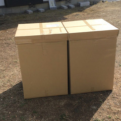 【むじんはんばい】大きなダンボール箱4個組