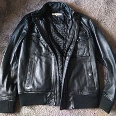 BEAMS レザージャケットの画像