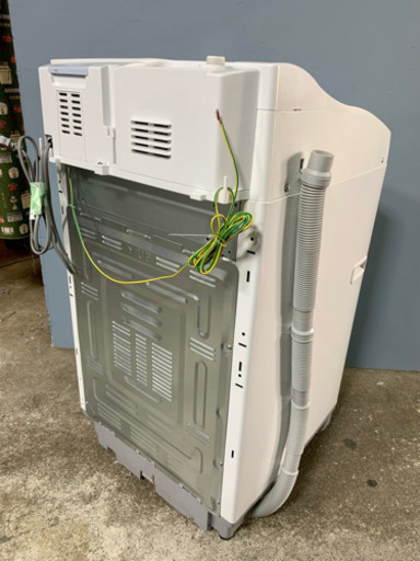 札幌市内配送無料 美品 19年製 SHARP シャープ 洗濯乾燥機 ES-TX5C-S 洗濯5.5kg/乾燥3.5kg 