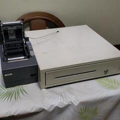 値下げしました！エプソンレシートプリンター中古品レジ付き