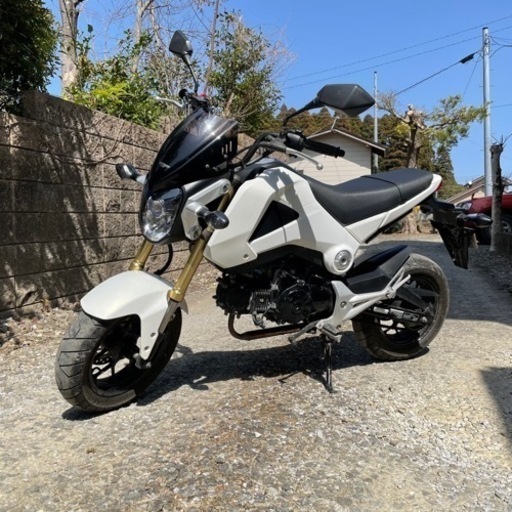 【低走行】ホンダ グロム JC61 GROM 宮崎 フルエキマフラー