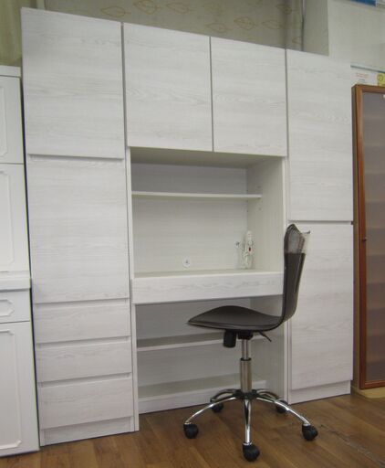 R221 入学式セール NITORI 壁面収納デスク 幅160cm 美品