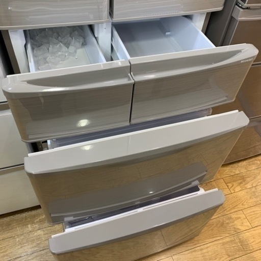 ⭐️プラズマクラスター⭐️2018年製 SHARP 455L 冷蔵庫 どっちもドア SJ-F462D-S シャープ 日本製