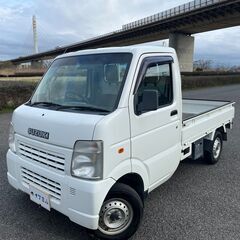【コミコミ価格】軽トラック　スズキ　キャリィトラック　グレード：KC　エアコン　パワステ　４WD　マニュアル　車検2年付き　4765の画像