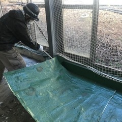 現場仕事です。