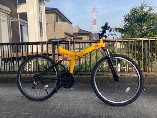 【綺麗】折りたたみ自転車　マウンテンバイク【KYUZO】