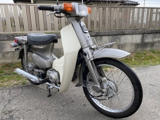 ☆スーパーカブ50最上級モデル『custom』前後タイヤ・バッテリー・プラグなど新品交換^ ^キャブレーターオーバーホールで快調☆