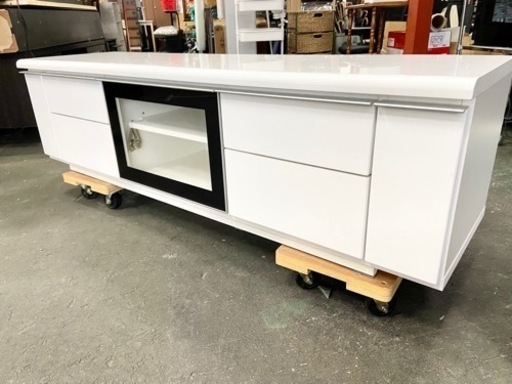 激安‼️美品 ニトリ 幅165㎝ ローボード パルサー165 WH