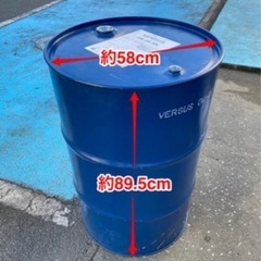 空きドラム缶◾️200L◾️鉄製◾️容器◾️中古■BBQ等に