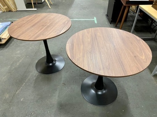 激安‼️オシャレ カフェテーブル 直径80㎝ 美品 在庫2点あり