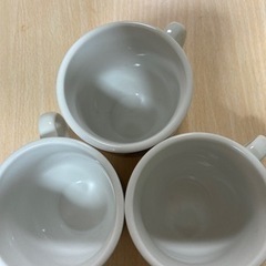 美品不二家ペコちゃん マグカップ3点セットの画像