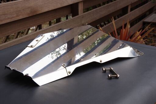 【USED/美品】メタルワークスナカミチ製-ジムニー/JB23W & シエラ/JB43W トランスファガード/ステンレス