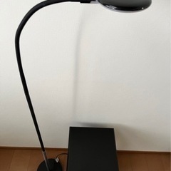 ソファ、スタンドライト、サイドテーブル