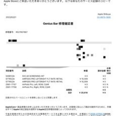 Airpods pro（純正)の画像