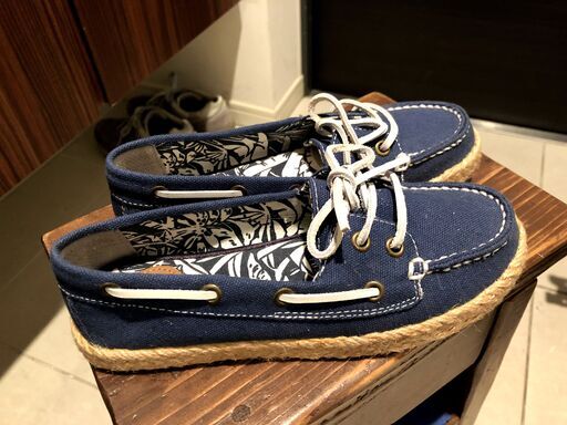 ほぼ未使用】Hawkins Sport ホーキンス LEE シューズ 靴 デッキシューズ ★サイズ：22.5-23