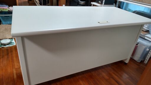 プラス(PLUS) オフィスデスク パソコンデスク 平机　幅140cm