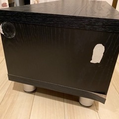 ニトリ　テレビ台　黒色の画像