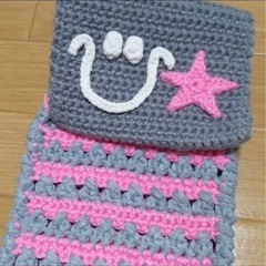 ニコちゃん♡ハンドメイドトイレットペーパーホルダーカバーの画像