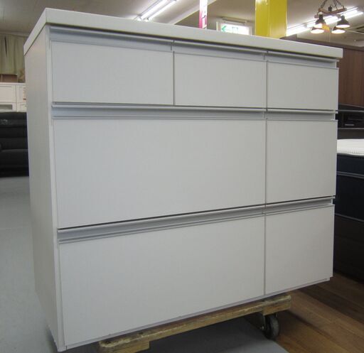 R227 キッチンキャビネット2口コンセント付 幅88cm