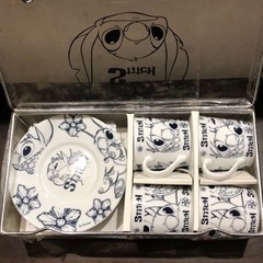 ミニカップ&ソーサー　リロ＆スティッチ　おままごと