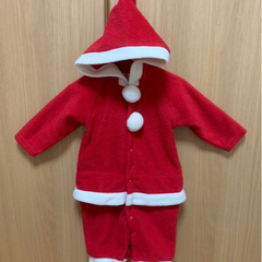 サンタロンパース  カバーオール クリスマス 