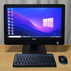 超美品 Dell Optiplex 3030 AIO 19.5インチ一体型PC Core i5 メモリー8GB SSD 240GB（新品）Win10 pro Office 2019 pro搭載 DVD-RW WiFi  Webカメラ装備の画像